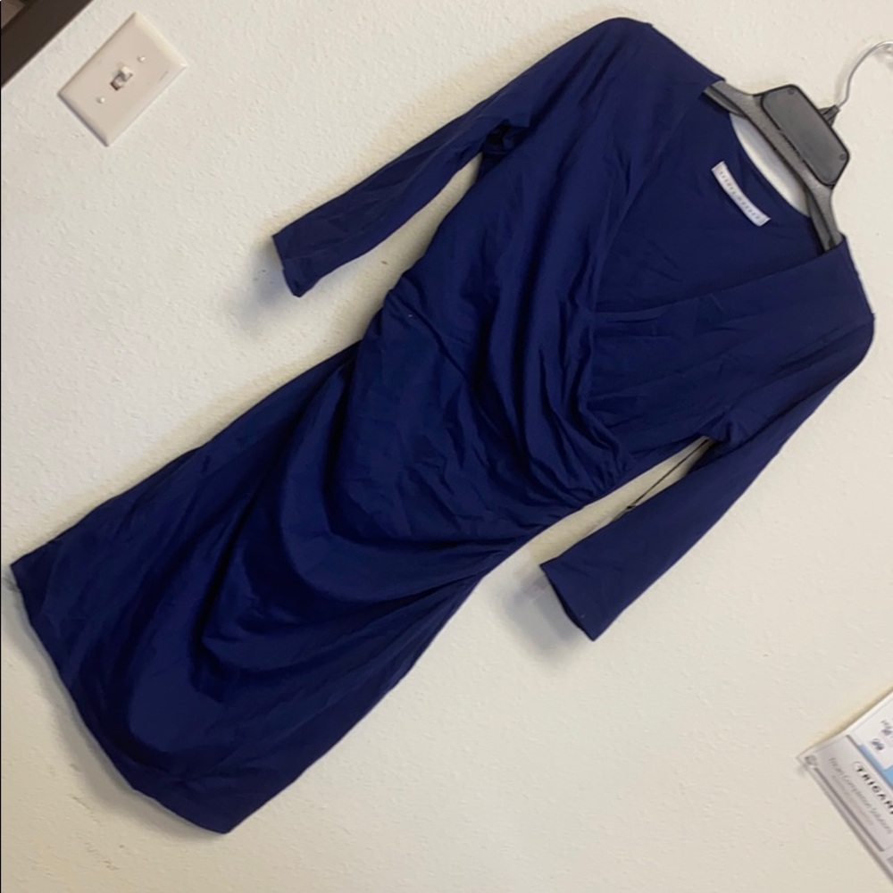 Navy Wrap Dress - NWT - Large - Susana Monaco